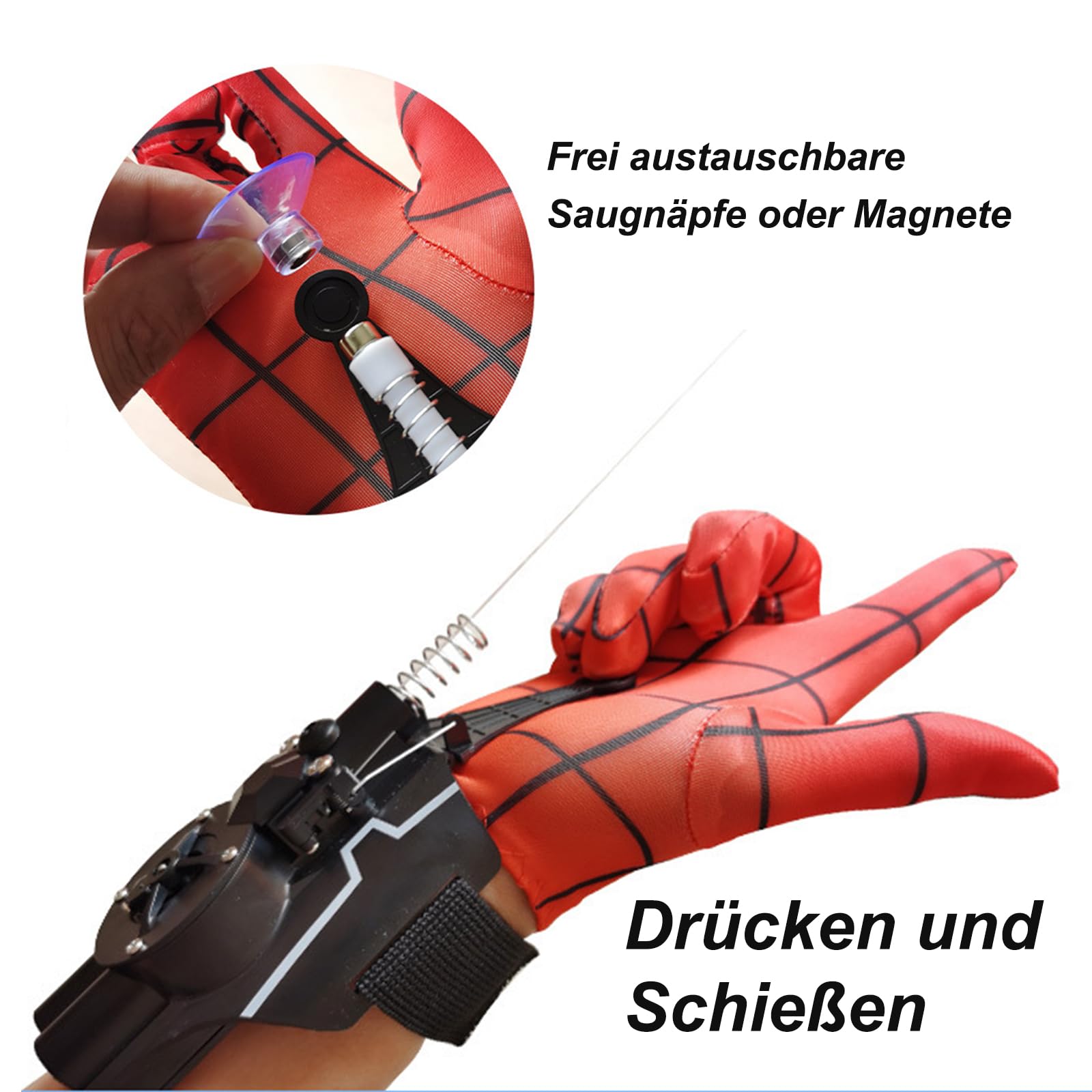 Lance-Toile, Lanceur Web en Hommage au Spidey, Spider Shooter de Peter Parker, Parfait for Le Cosplay