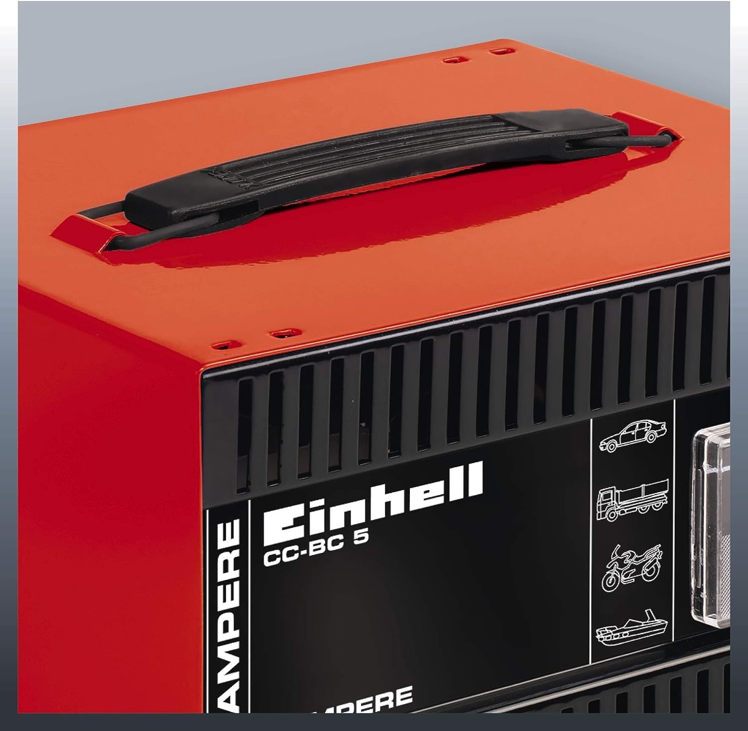 Einhell Cargador de baterías CC-BC 5(p. baterías de 16-80 Ah, 12 V tensión Carga)