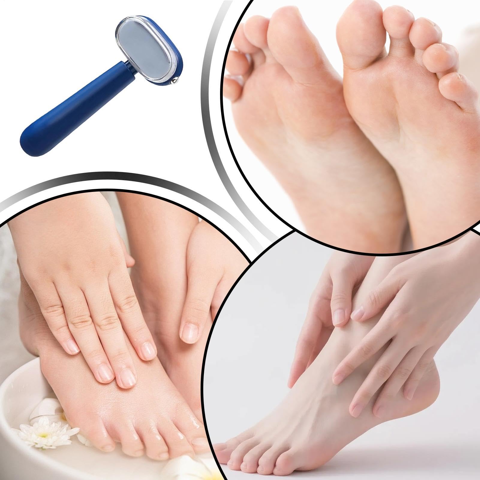 Rallador de pie | Herramienta de portátil para tacones | Eliminador manual de callos - Para cumpleaños, salones de belleza, mujeres, hombres, enfermeras, mamás, papás,
