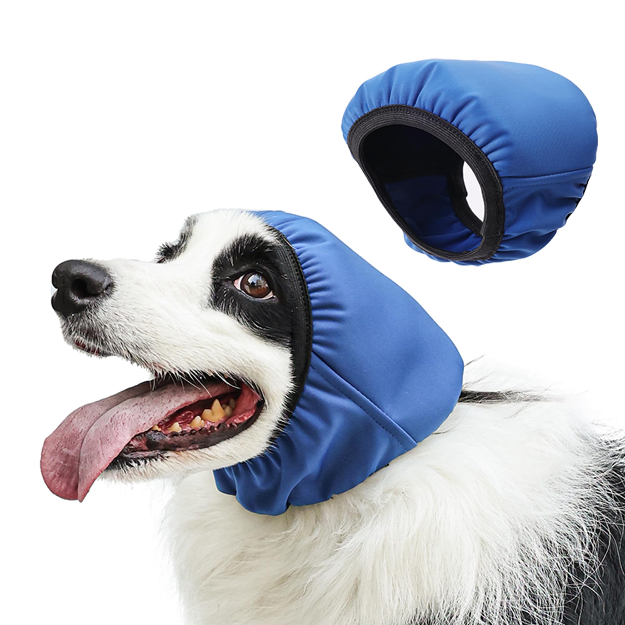 Cache-oreilles imperméables pour chat et chien, pour le toilettage et la natation, cache-oreilles antibruit pour le sommeil, soulagement de l'anxiété (taille S)