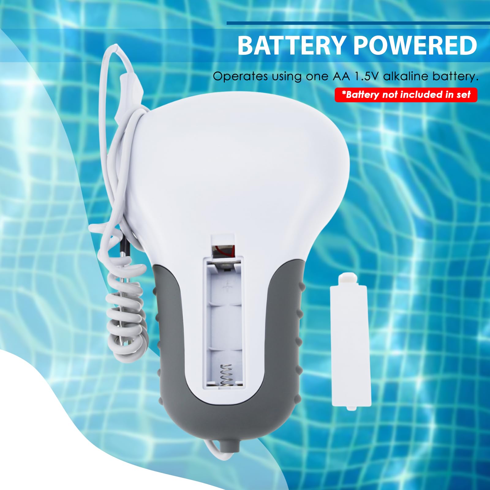 Testeur d'Eau 2en1 pH & Chlore Pour Piscines, Spas, Aquariums et Eau du Robinet Lecture Facile, Kit de Test Précis pour Usage Domestique