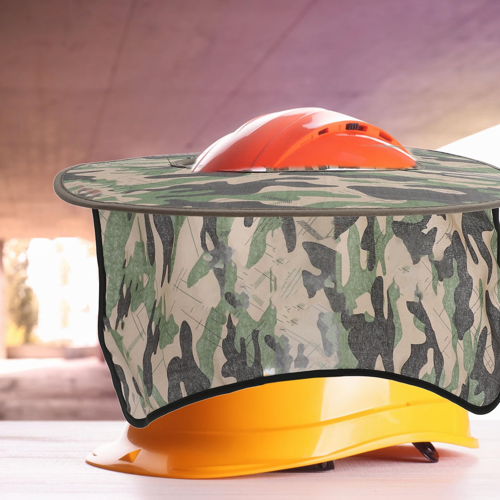 Artibetter 3piezas Sombrero De Seguridad Visera y Sombra para Cuello Protección Solar para Trabajo Al Aire Casco De Construcción y Transpirable Accesorio para Jardinería y Ciclismo