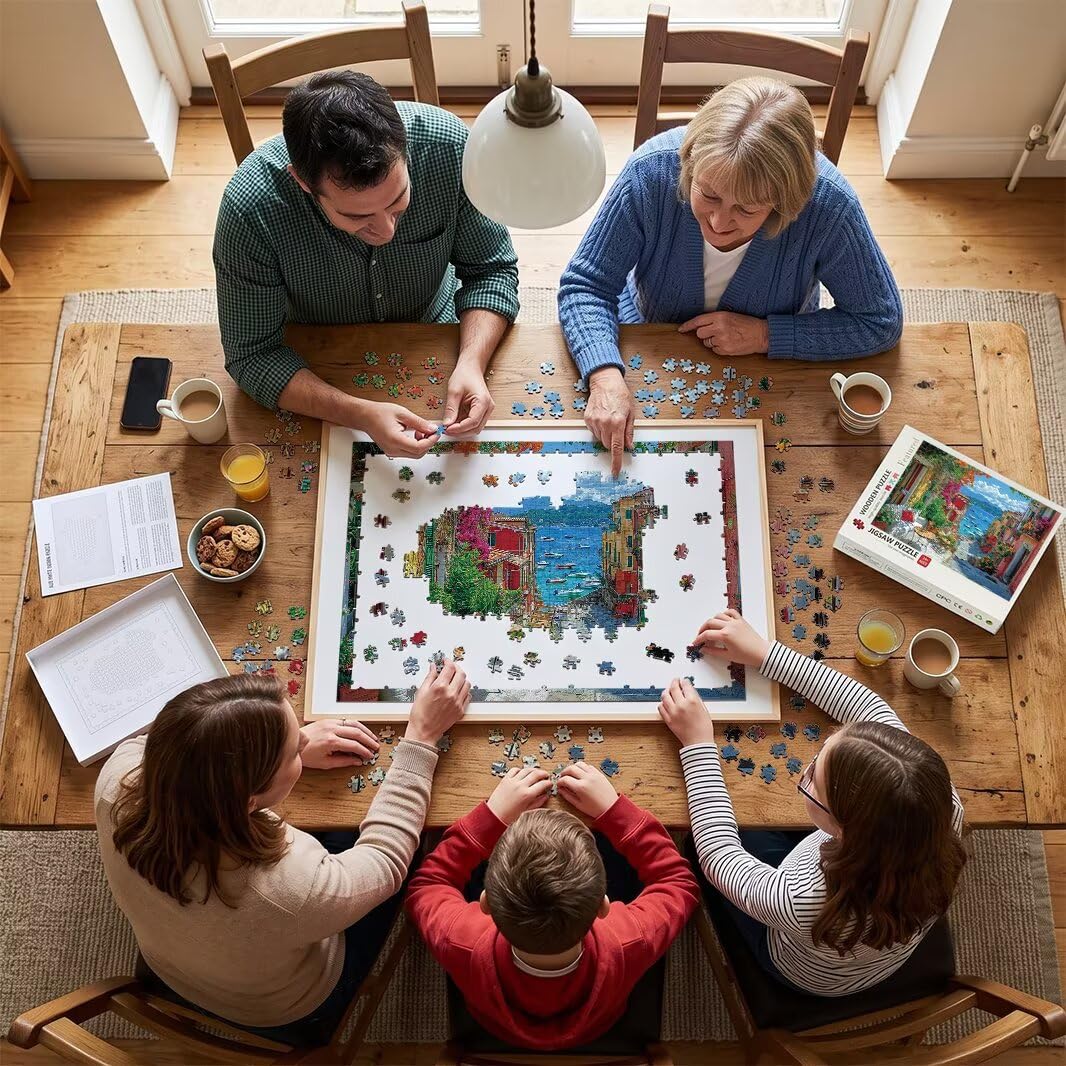 Puzzle 2000 Pezzi, Puzzle Italia per Adulti, 100x71cm, Compact Box -4616