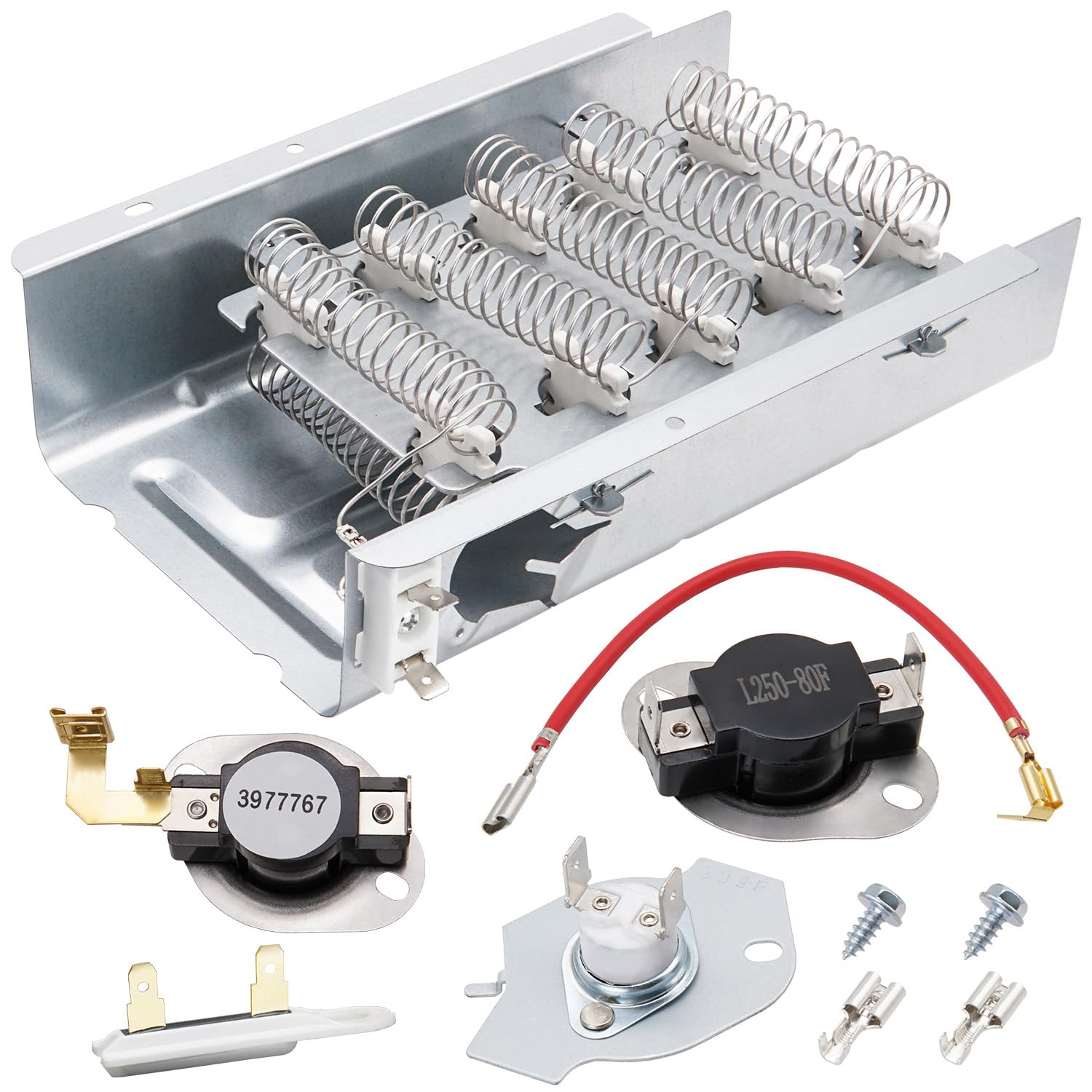 Amazon.com: WED4800XQ0 WED4800XQ1 WED4800XQ3 Dryer Heating Element