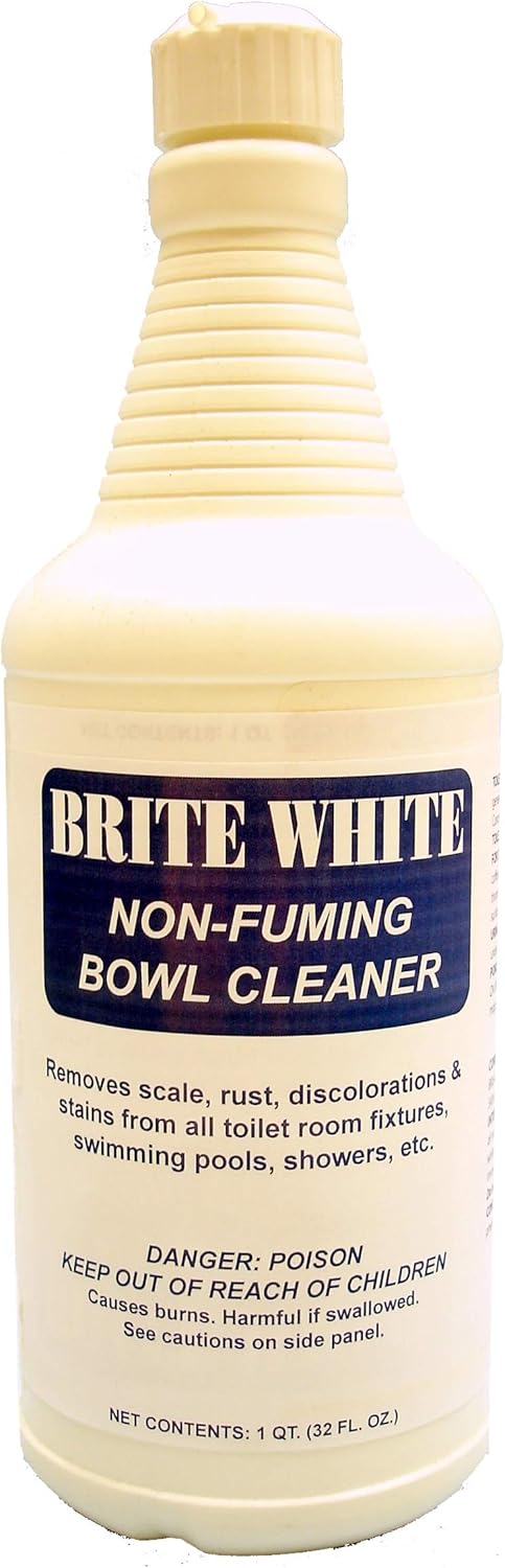 Quality Chemical Brite White Bowl Cleaner-12 quart case