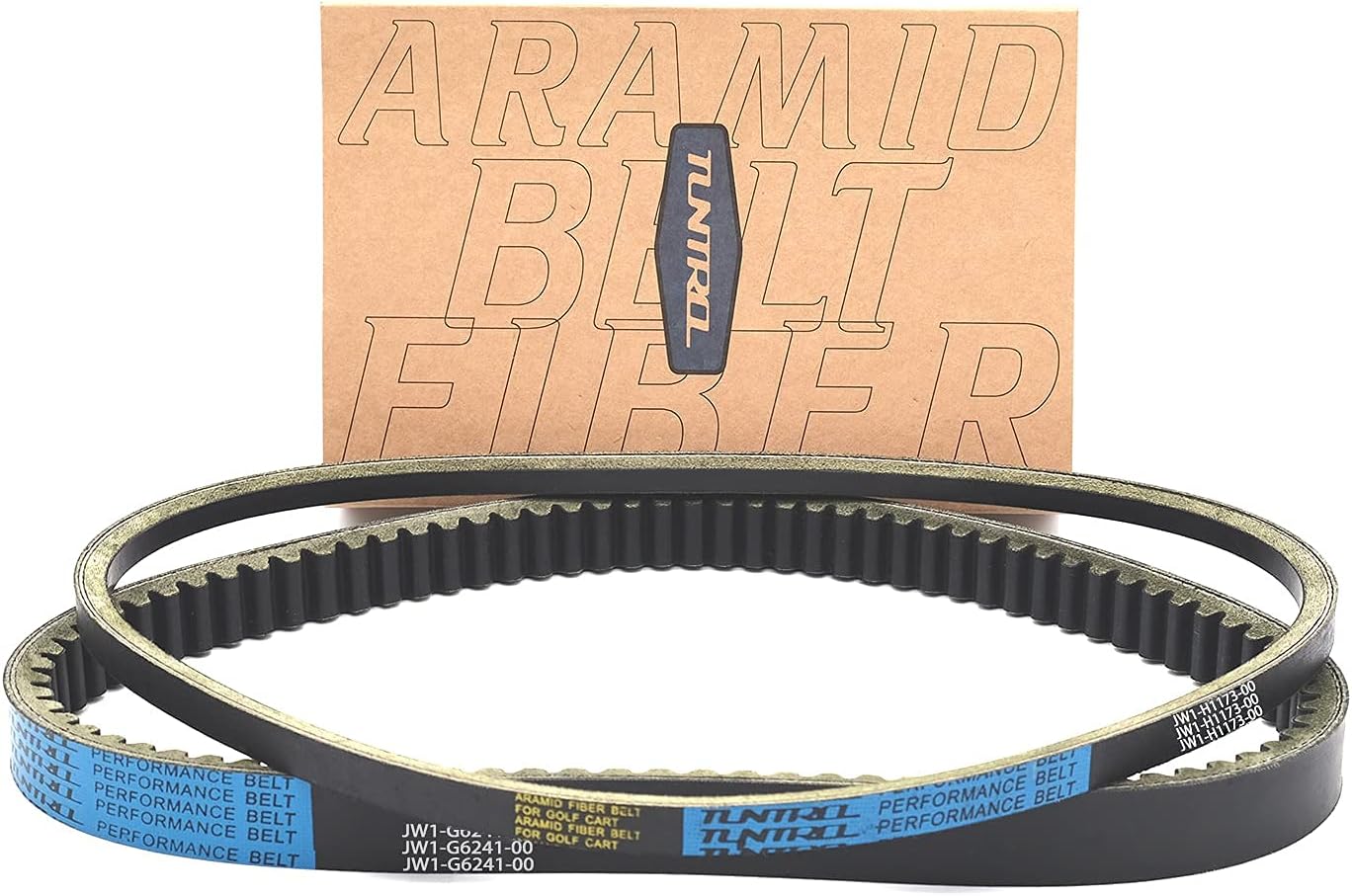 Golf Cart Starter/Generator & Drive Belt Kit fit for Yamaha G29 2007-2012.5, Aramid Fiber Replacement Belt JW1-G6241-00 & J38-81173-00