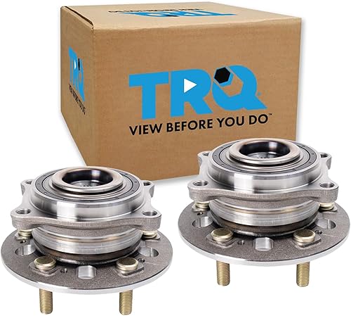 Miniatura 236 de TRQ Par de conjunto de cubo de cojinete de rueda delantera izquierda derecha, 2 piezas compatible con Lexus GX460 2003-2009 GX470 2003-2023 Toyota