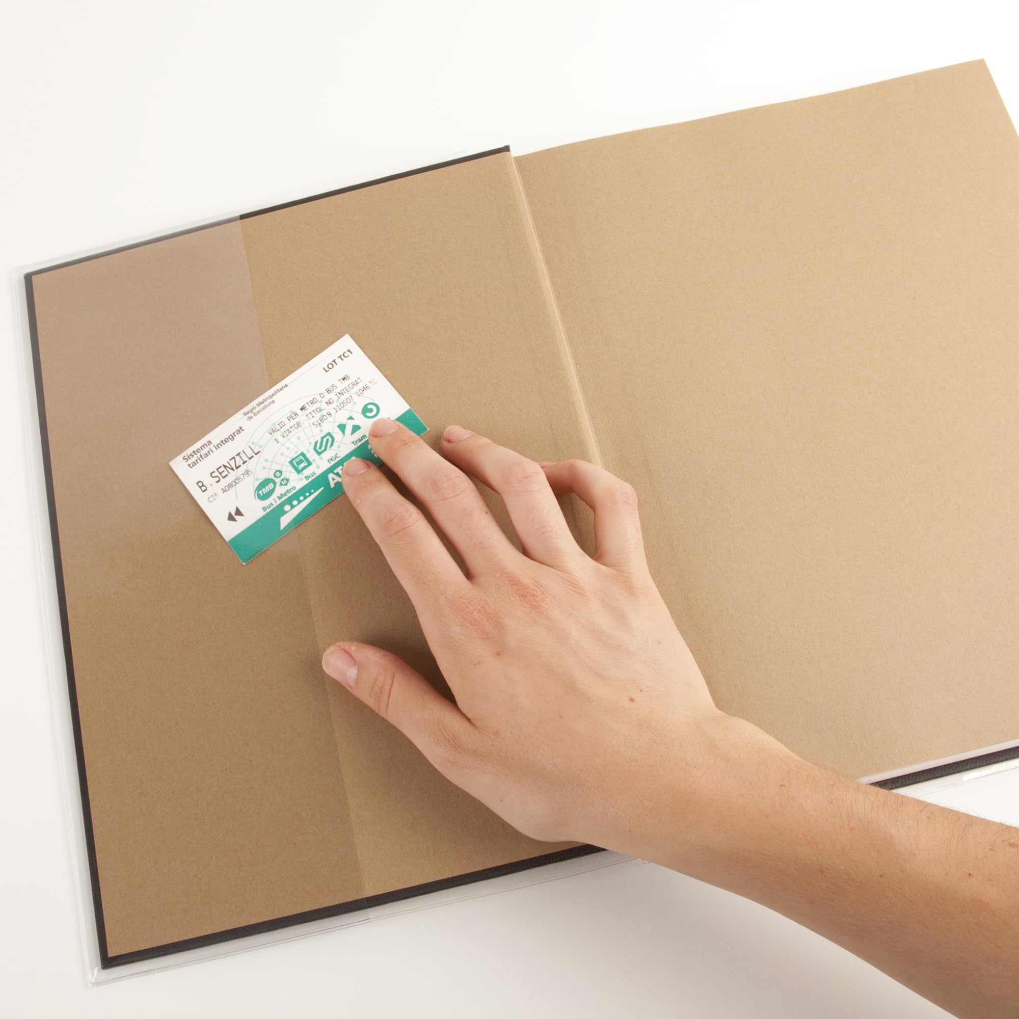 APLI 20283 - Pack 10 Forros Ajustables PP 30 x 53 cm 75 µ | Solapa ajustable, Polipropileno transparente, Forro escolar, Protección de libros