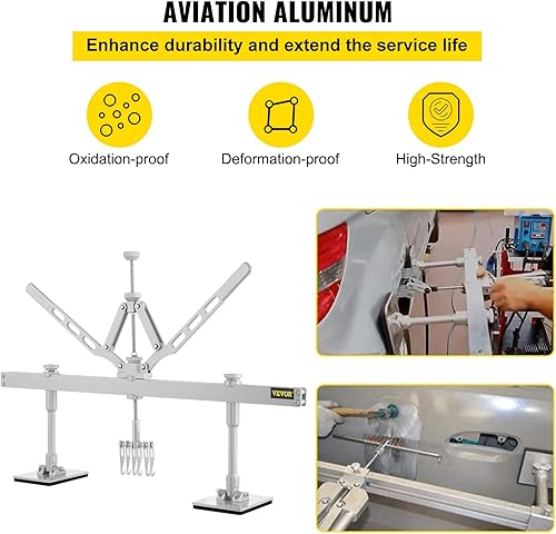 Miniatura 6 de Bestauto Kit de barra de palanca de abolladuras, apta para extracción de abolladuras de aluminio y acero (29.528 in)