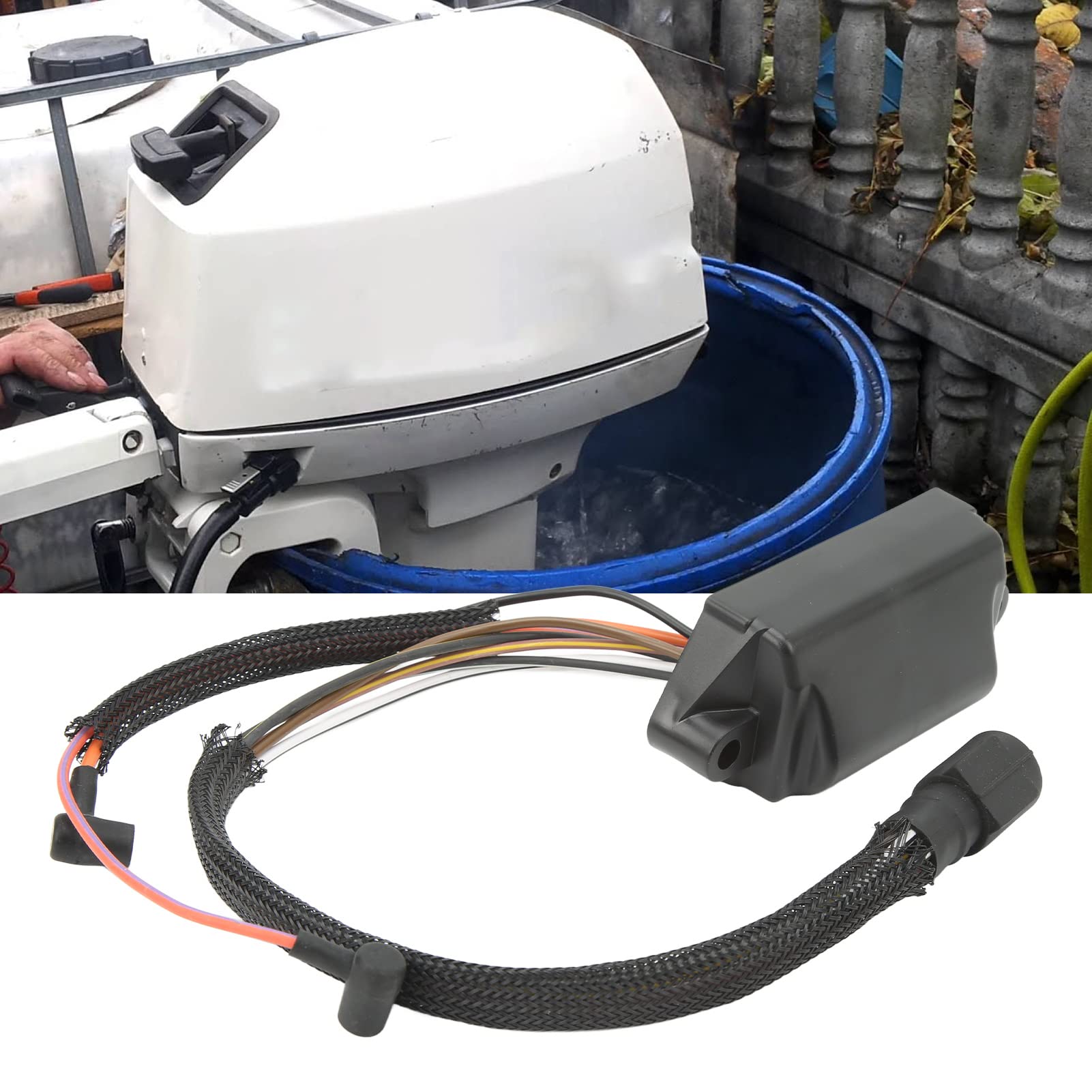 Bloc D'alimentation CDI, Bloc D'alimentation électronique CDI 0582285 Bloc D'alimentation CDI ABS Haute Performance de Remplacement pour Moteurs Evinrude OMC BRP