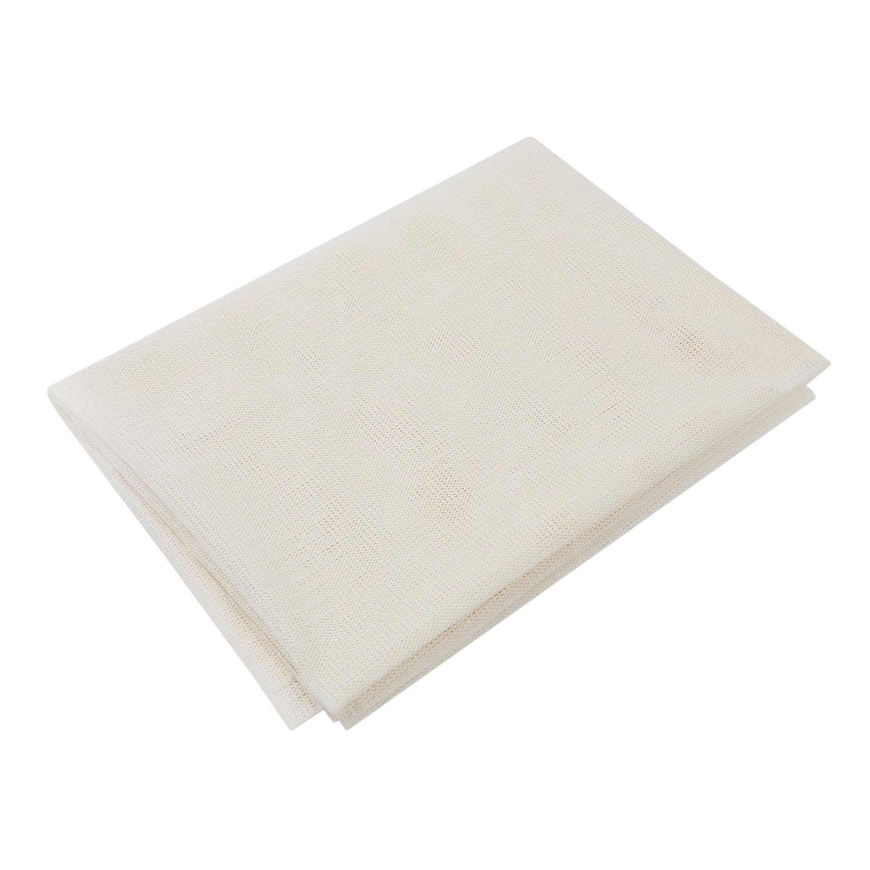 OSALADI Tapis Protège Le Glissement et L'enroulement Antidérapant 200x300cm en PVC Blanc pour Tapis de Couloir et Sols Durs