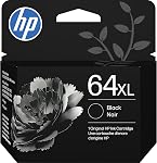 Original HP 64XL Black High-Yield Ink Cartridge | Works with HP Envy Photo 6200, 7100, 7800 Series | Eligible for Instant Ink | N9J92AN
