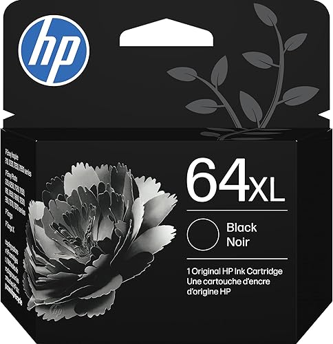 Miniatura 15 de HP Cartucho de tinta negra 64 | Funciona con HP ENVY Inspire 7950e; ENVY Photo 6200, 7100, 7800; Serie Tango | Elegible para Instant Ink | N9J90AN