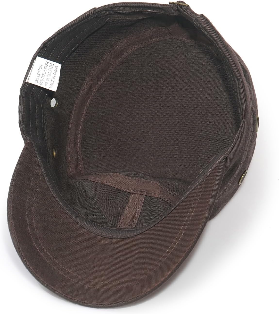 Unisex Classic Cadet Army Hat Flat Top Baseball Cap Adjustable Military Hats - Image 5