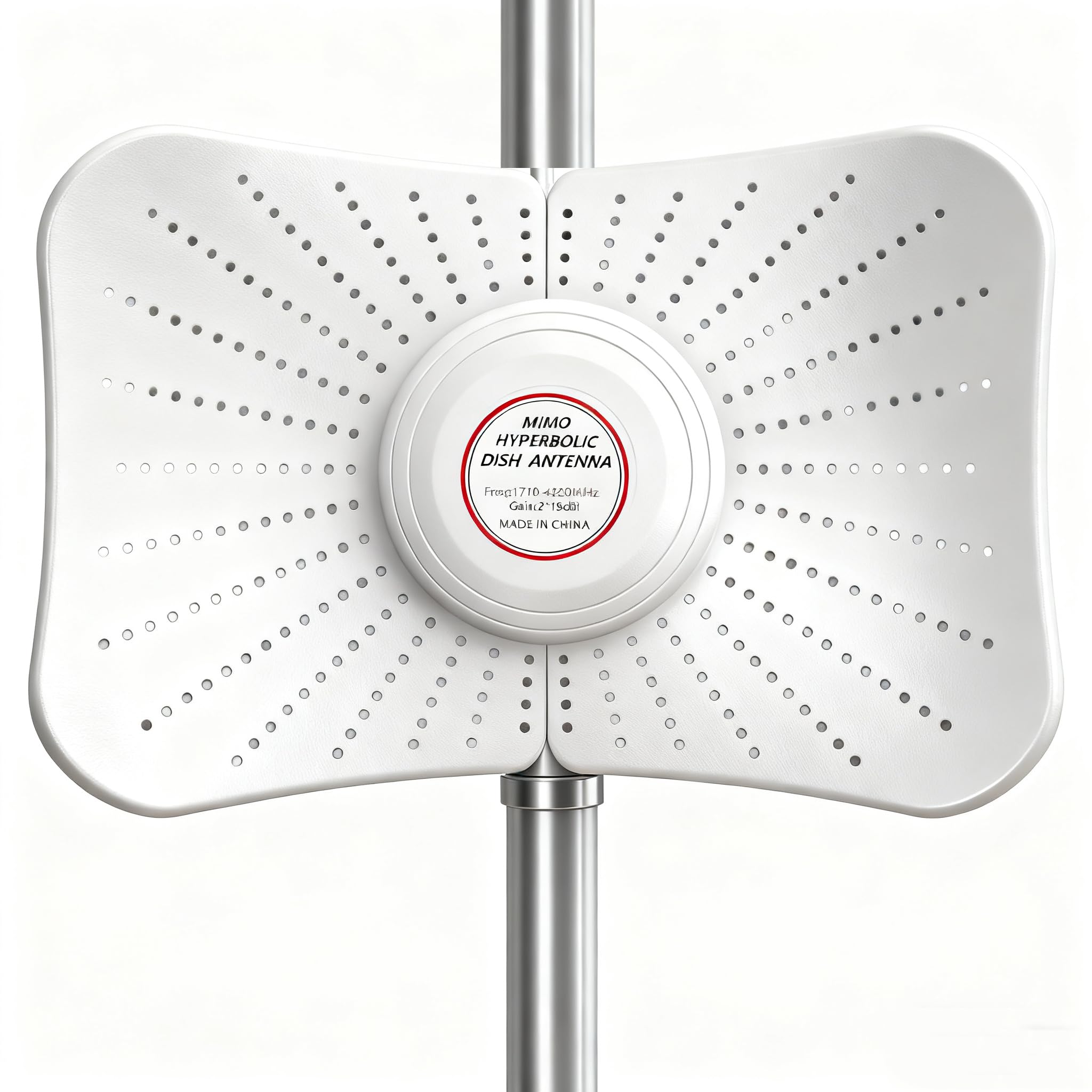 Antena 5G LTE 4G Exterior Antena Doble polarización WiFi Antenne 600-6000MHz, Ganancia hasta 12 dBi Compatible con Router Ante-na MIMO SMA / 2 x TS9 Antenne, Cable de Baja Perdida 10 Metros