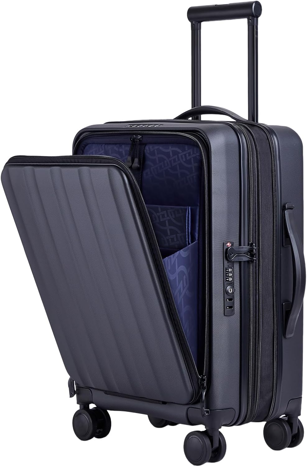 Verage Windsor PC Luggage With Aluminum Frame, Hardside Suitcase With