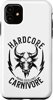 Hardcore Carnivore Meat Eaters Primal Diet 100% Meat-Based Case for iPhone 11