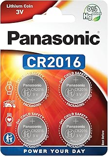 4 Pcs - Panasonic Cr2016 3v Lithium Coin Cell Battery Dl2016 Ecr2016