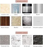 Vista 7 de Lámina de espejo autoadhesiva de acrílico para pared, plástico sin vidrio, azulejos de espejo de seguridad para niños, rectángulo de pared, 6 x 8