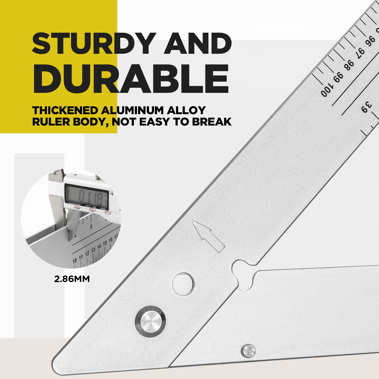 Relaxweex 48" Folding Triangle Ruler -6 Relaxweex 48" Folding Triangle Ruler -6