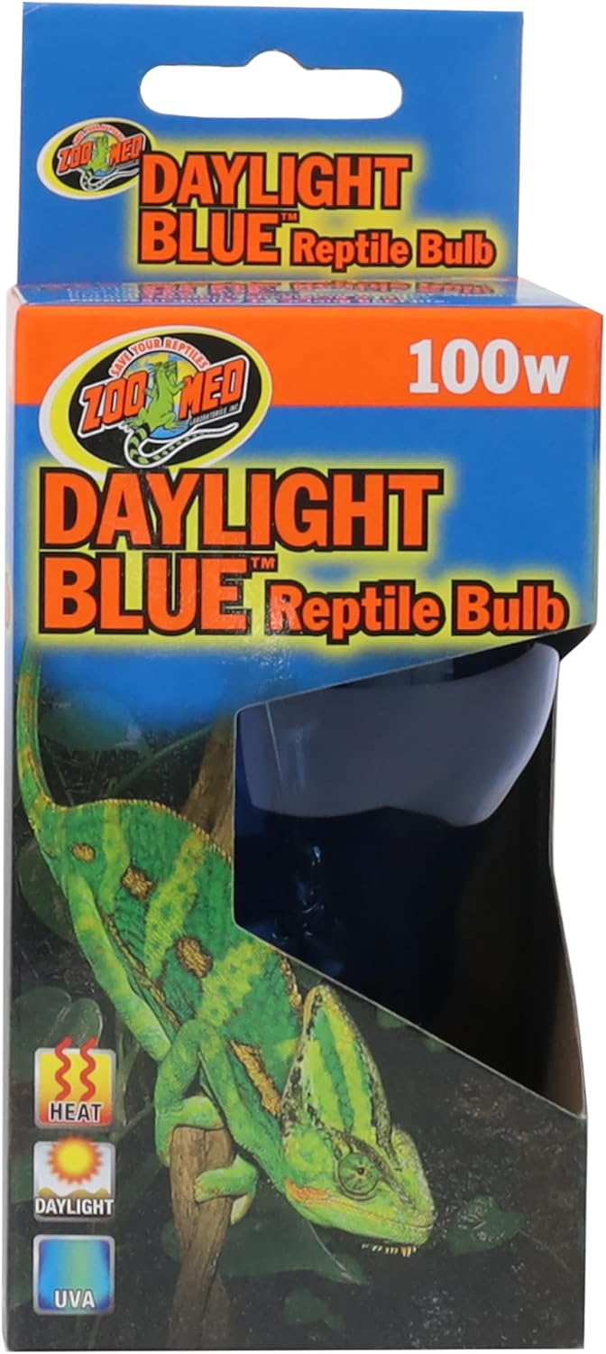 Zoo Med Daylight Blue Reptile Bulb 100 Watts - Pack of 3