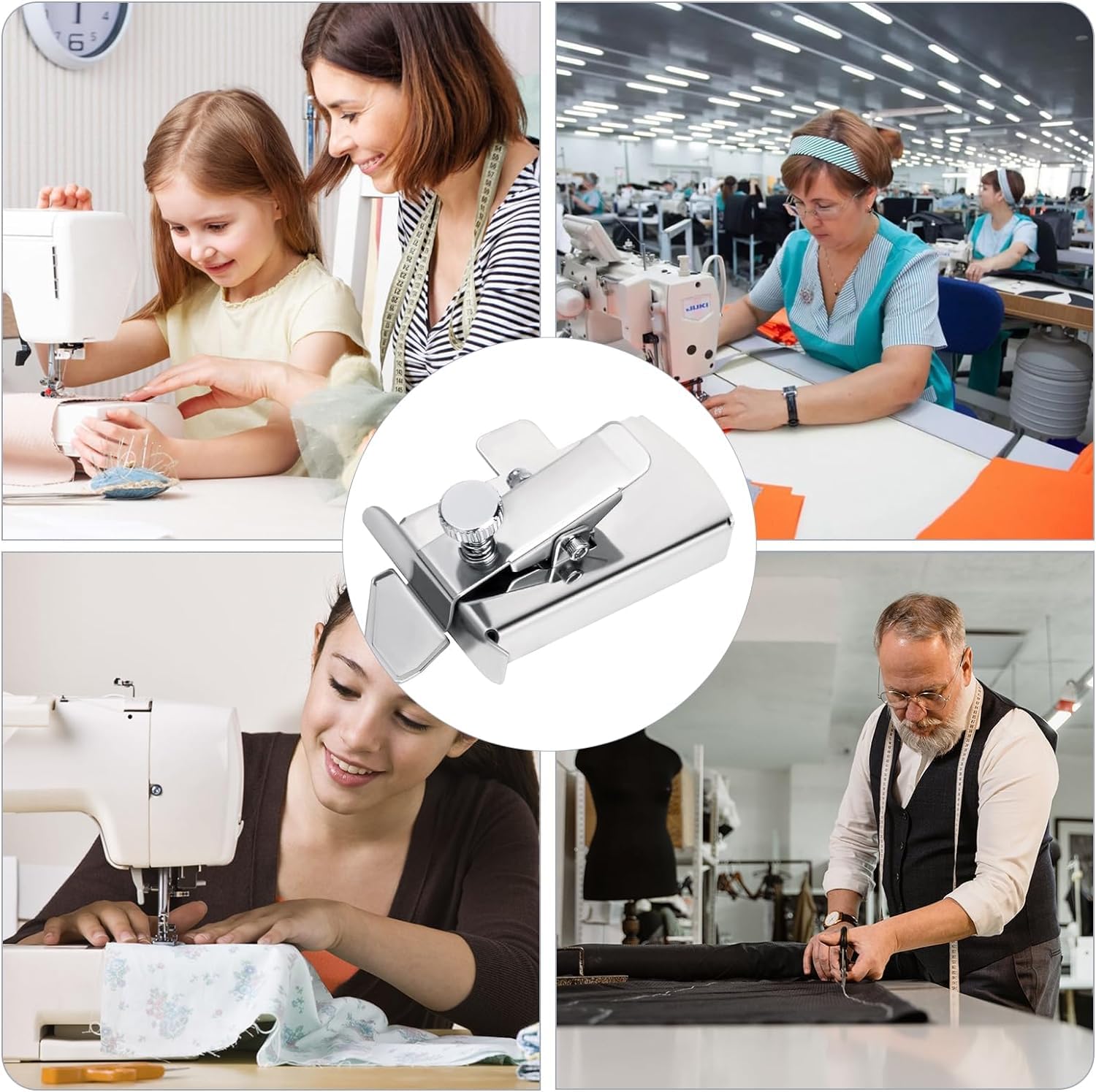 2 Guide Magnetiche Per Cuciture - Accessorio Macchina Da Cucire 5.3x2.35cm Per Cuciture Dritte E Precise - Foto 10