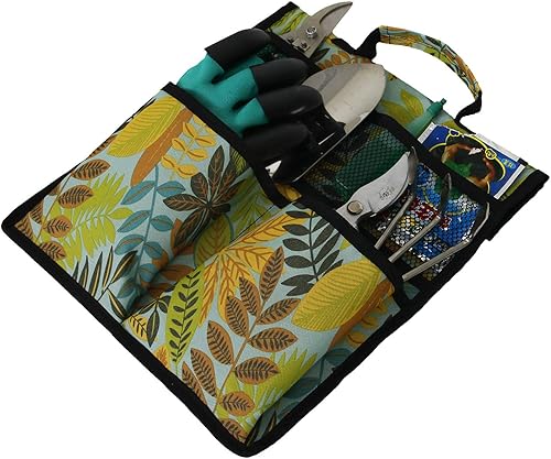Miniatura 3 de Bolsa de herramientas para asiento de jardín, bolsa de herramientas Oxford para plantas, carrito de trabajo plegable, bolsa de almacenamiento con