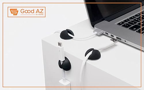 Miniatura 2 de Organizador de clips de cable para cables, sistema de gestión de cables autoadhesivo, para cargar cables de auriculares de red USB, para automóvil,