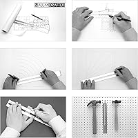 Vista 2 de Alumicolor AlumiDrafter Architect Herramienta de dibujo, 12 pulgadas, color negro