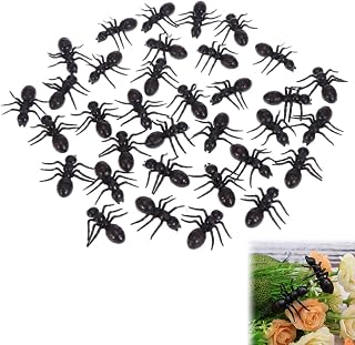 Rakiuty Juguete Víspera De Todos Los Santos,Juguetes de Broma para Suministros de Decoración,Juguete de Hormiga para Niños,Simulación Modelo de Hormiga,Juguetes Hormigas Falsas Pequeño