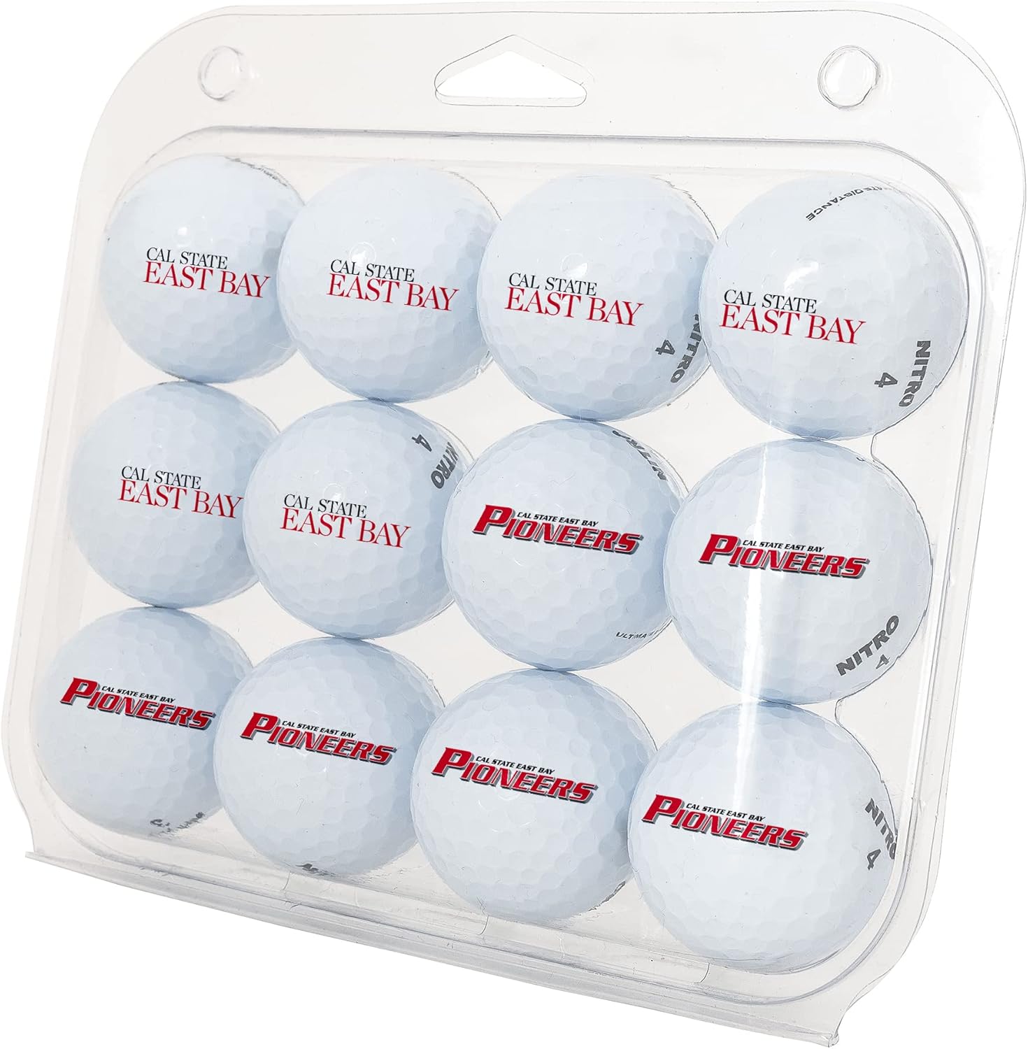 Desert Cactus California State University East Bay Golf Balls 12 Pack – CSUEB Pioneers Full Color Dozen – Officially Licensed Sport Team Accessory