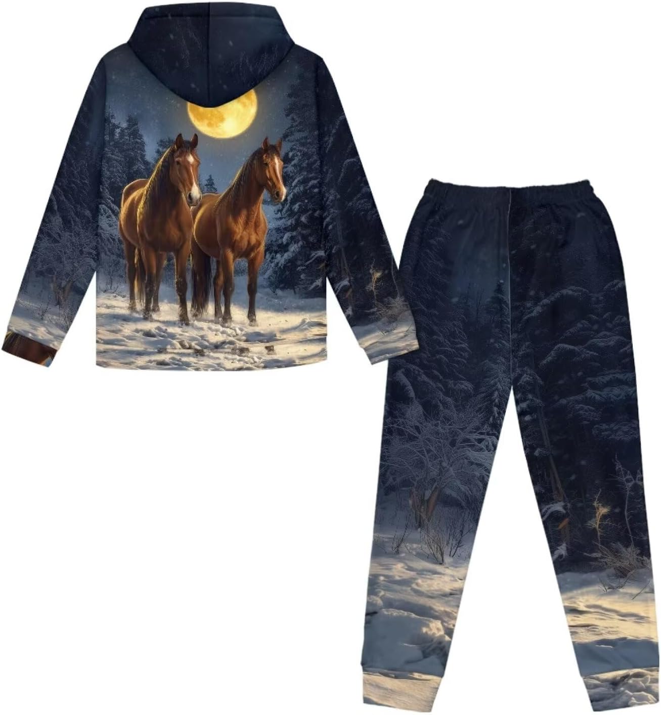 2 Piece Outfits Kids Tracksuit Clothes Set with Pockets