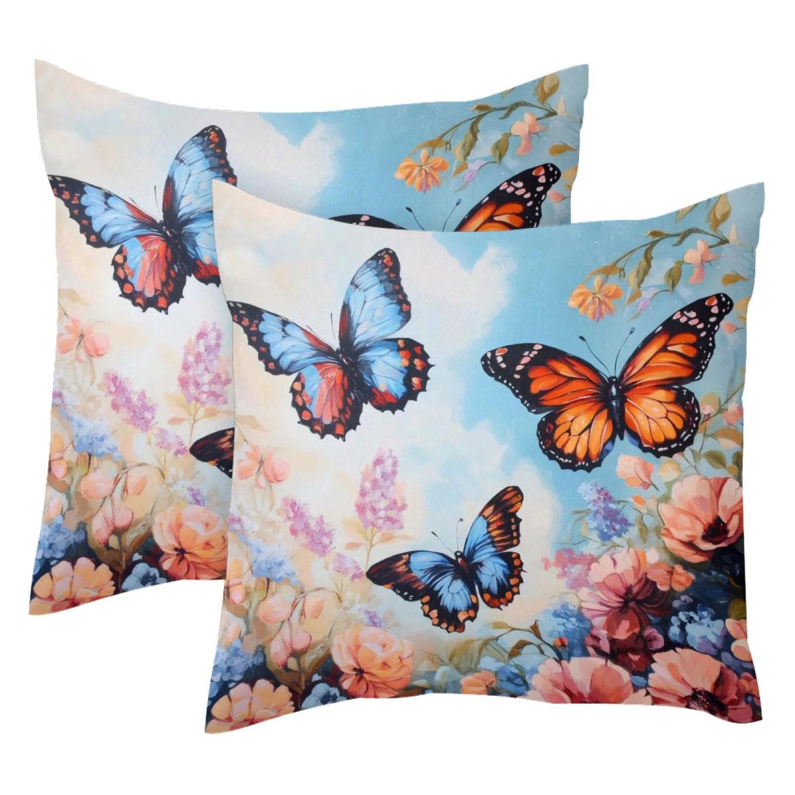 Housse de coussin lavande et velours pour raviver un canapé usé