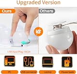 daphomeu Mirror Lights 14 Bulbs, Hollywood Mirror Light Kit, Vanity Lights Perfectly Hidden Cables, 3 Colors and 10 Intensities, USB Make up Lamp for Dressing Table, Bathroom, Bedroom - 4