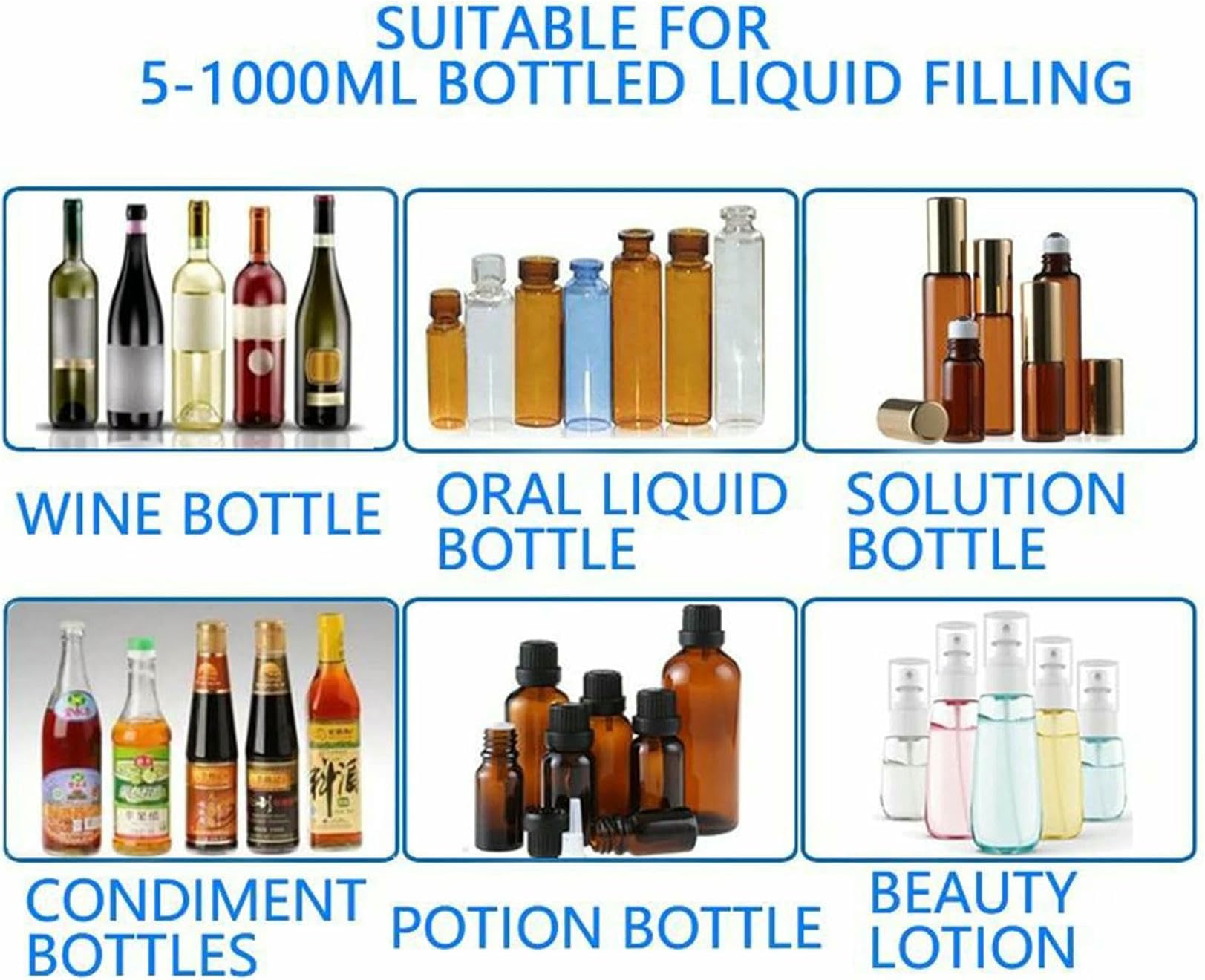 Maszyna do napełniania płynami, automatyczny system ważenia 5-1000 ml z funkcją liczenia, panel LED, konstrukcja zapobiegająca kapaniu do perfum, oleju, płynów