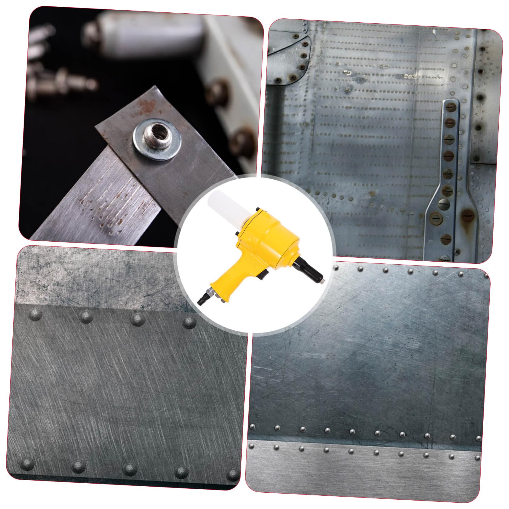 Cabilock Remachadora Inserción Rápida Industrial Neumática de Dos Garras de Tuercas Diseño Ligero en Aleación de Aluminio y Plástico