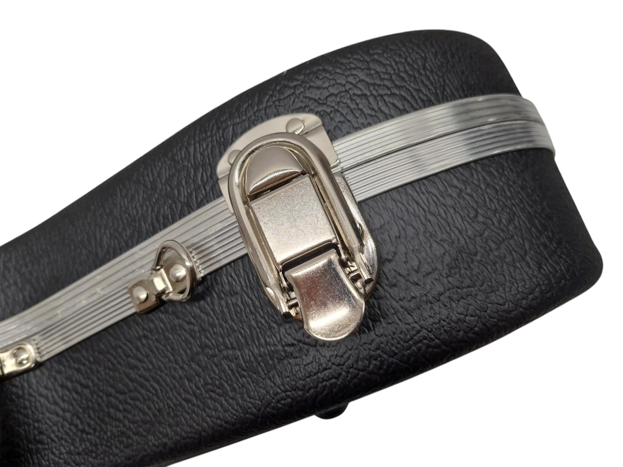 Geigenkoffer Hartschale Violine 1/2 Schwarz ABS Schutzkoffer VCS1200 Violinenkoffer 1/2 Größe – Hardshell Case Violine Halbgröße – Geformter ABS Koffer mit Polsterung, Tragegriff & sicherem Verschluss