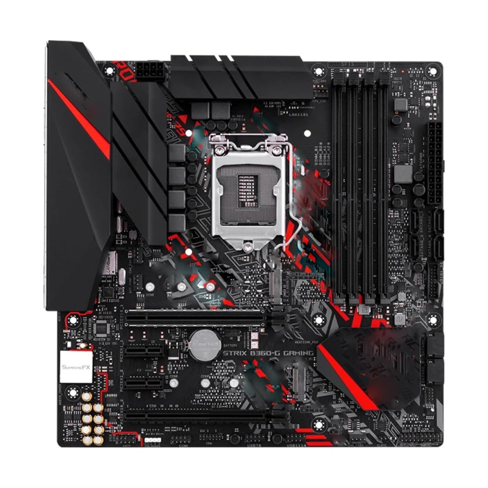 Carte mère PC Carte mère Fit for ASUS ROG Strix B360-G Gaming Compatible Aura Sync RGB LED, Double connecteur M.2 SATA 6 Gbps, HDMI et DVI