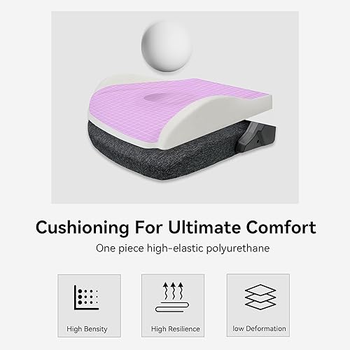 Miniatura 7 de Silla para videojuegos, silla ergonómica de computadora de respaldo alto con soporte lumbar, silla de videojuegos, reposabrazos ajustables 4D,