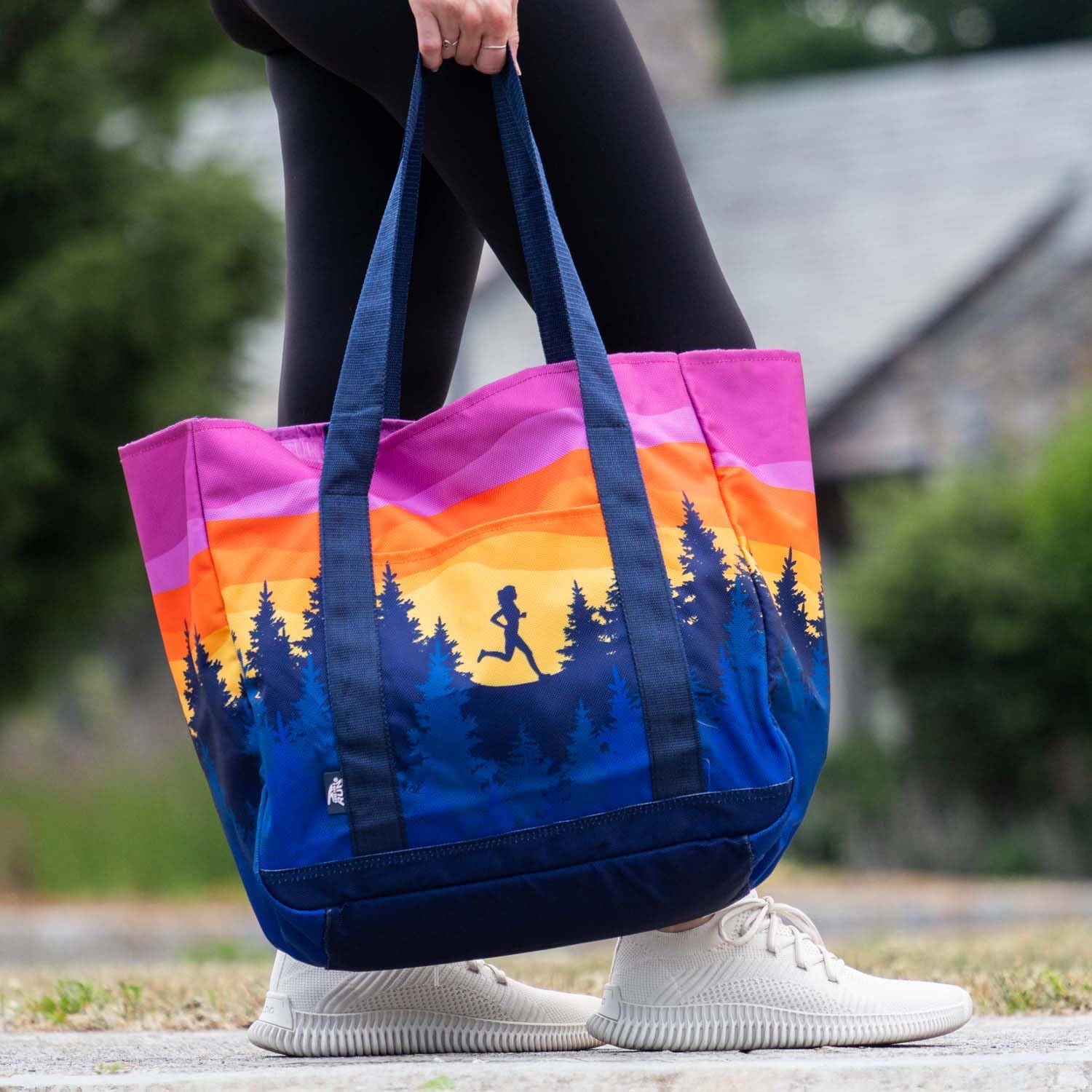 Gone For a Run Runner’s Tote Bag | Happy Hour Running Sports & Gym Bag | Running Accessory Bag for Men and Women - Image 5