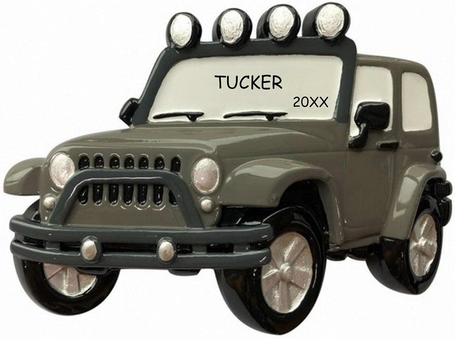 Personalized Truck Kids Christmas Ornament (4x4 Truck)