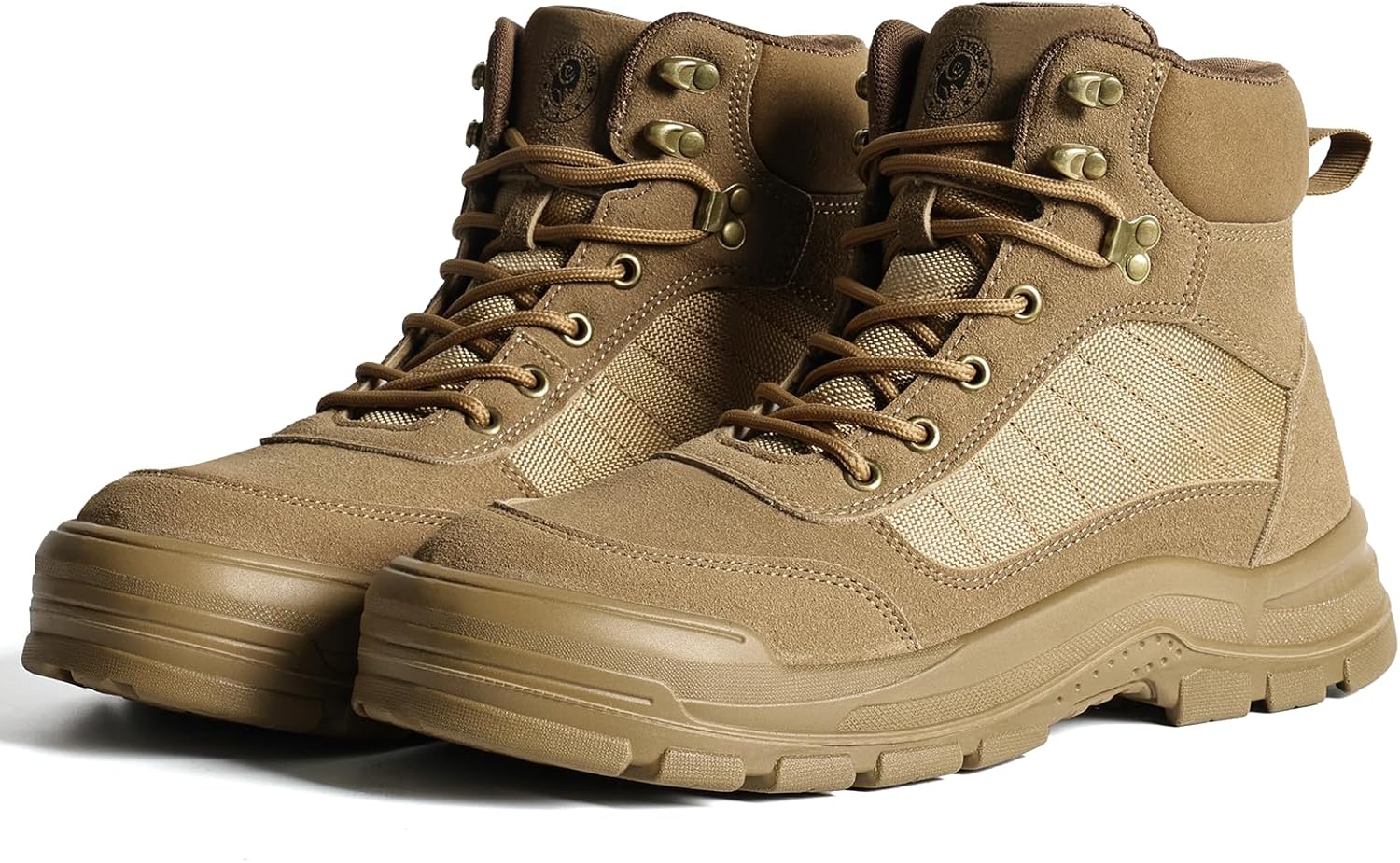 ANGRYRAM Steel Toe Boots for Men Women Lightweight Comfortable Steel Toe Shoes Puncture Proof Slip Resistant Construction Work Boots for Men Indestructible Safety Work Shoes