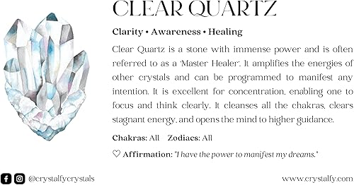 Miniatura 9 de Gratitude Grip Attract High Vibes Crystal Phone Grip & Phone Stand Auténtico cuarzo transparente natural piedras preciosas intercambiables, soporte