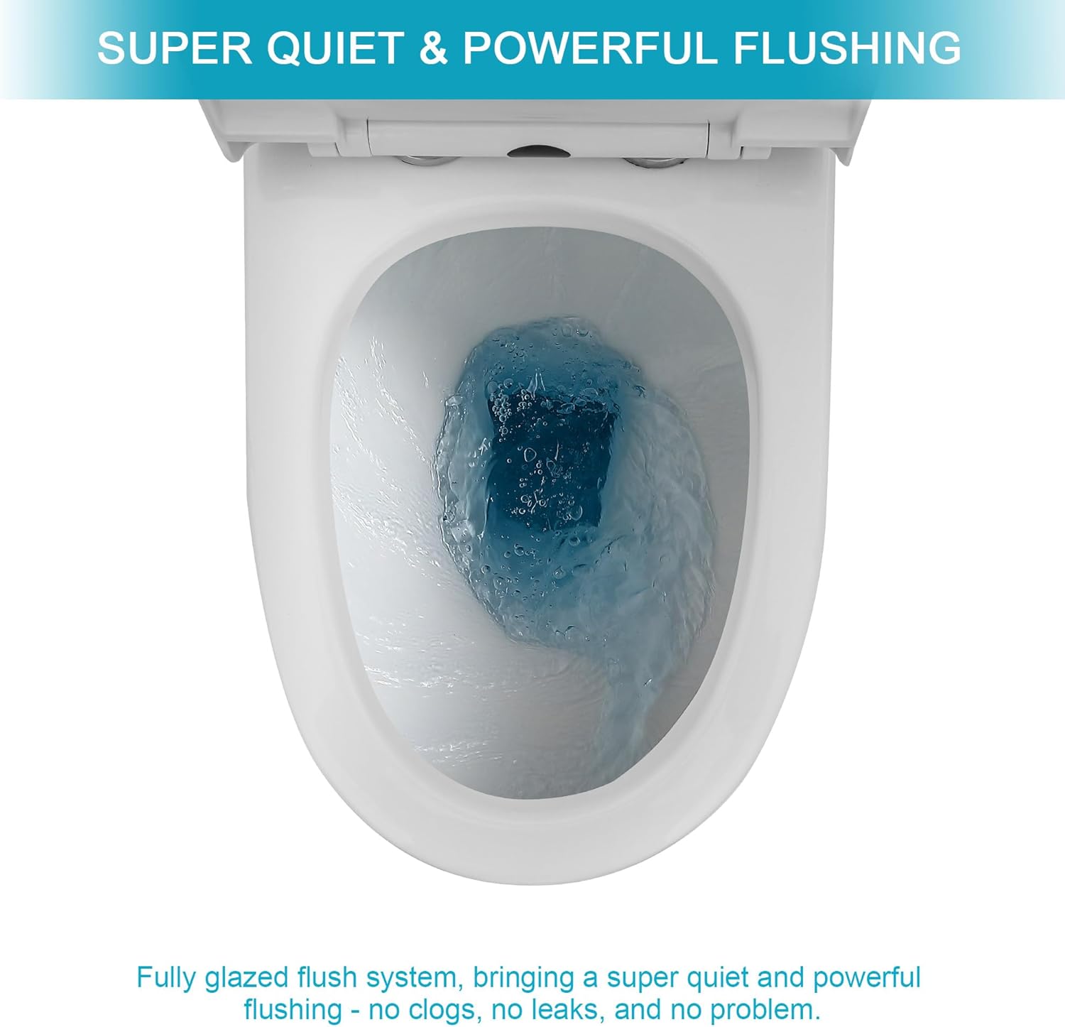 Elongated One Piece Toilet with 15-3/4" Comfort Chair Height Seat Compact Toilet for Bathroom Dual Flush 1.1/1.6 GPF, 12" Rough - In, Soft-Close Toilet Seat, High Efficiency Flush, CMTLD-1001A