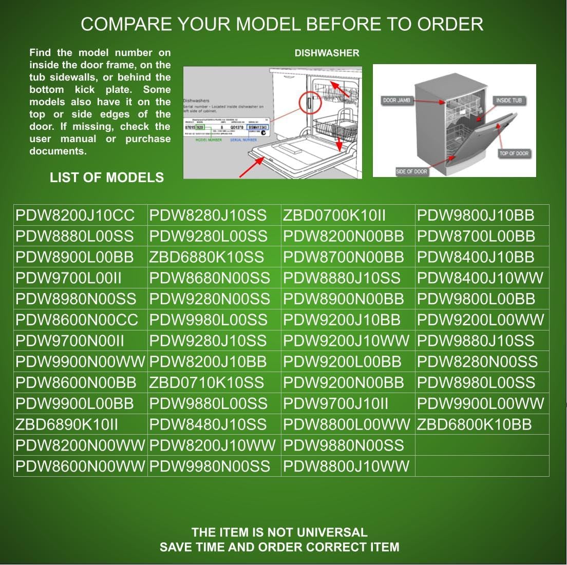 WD26X10039 CKD10039 X compatible with General Electric Dishwasher Drain Pump Assembly fits old number WD26X10039
