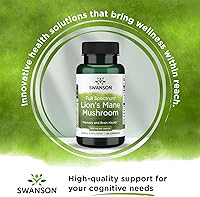 Vista 2 de Suplemento vitamínico de Swanson de espectro completo. Hongo Melena de León. 500 mg, Swanson-SW1096, 1