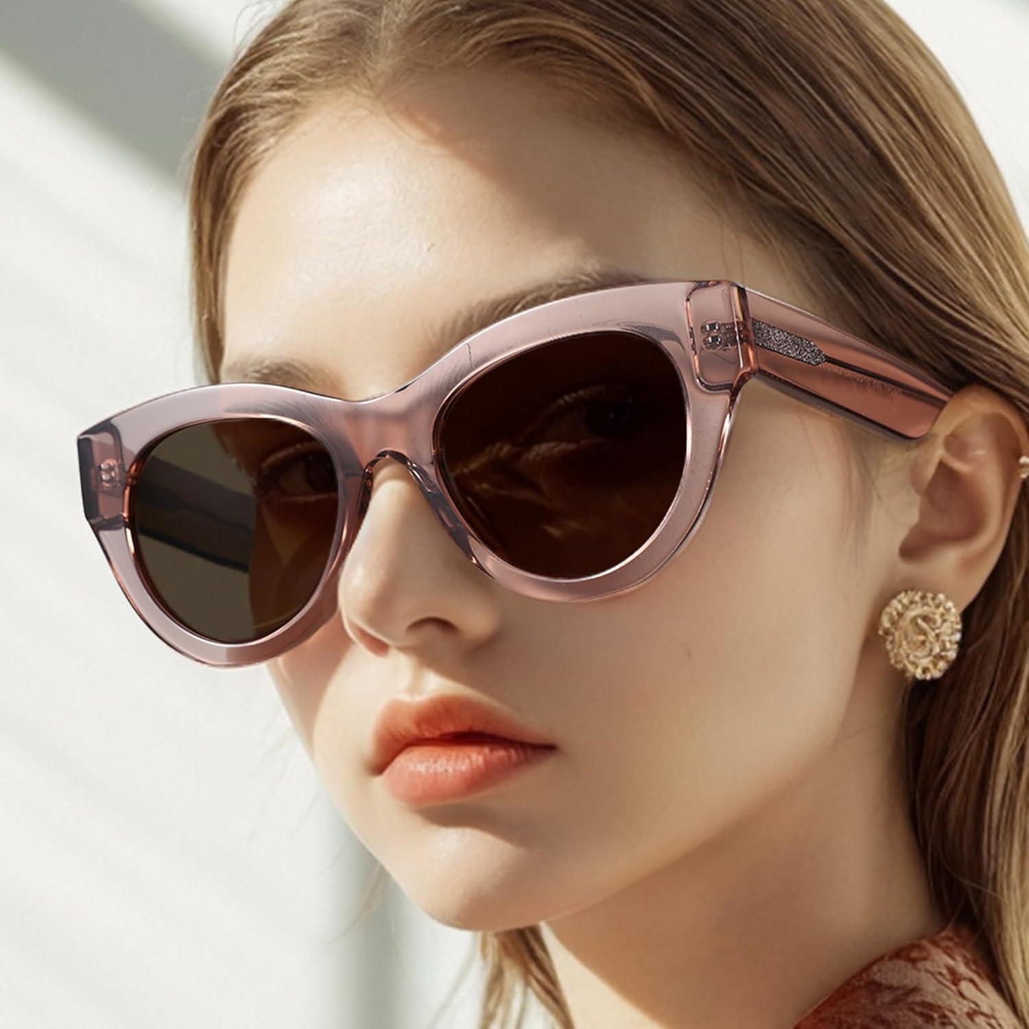 ZENOTTIC Polarized Sunglasses Women Round: Trendy Sun Glasses for Ladies - Retro Classic Shades UV400 Protection - Image 2