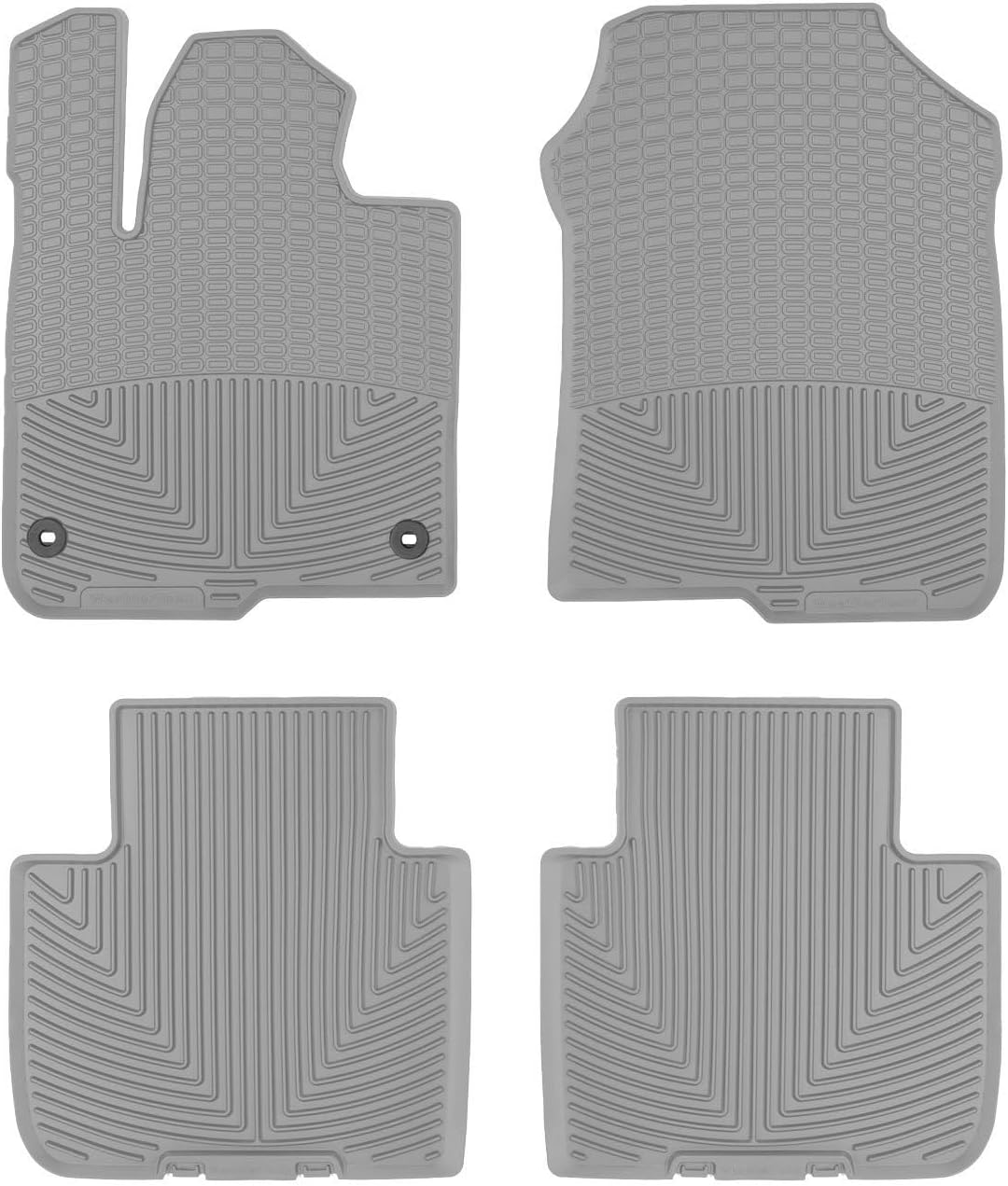 WeatherTech All-Weather Floor Mats for Acura adx, HR-V 1st & 2nd Row (W627-W628), Black