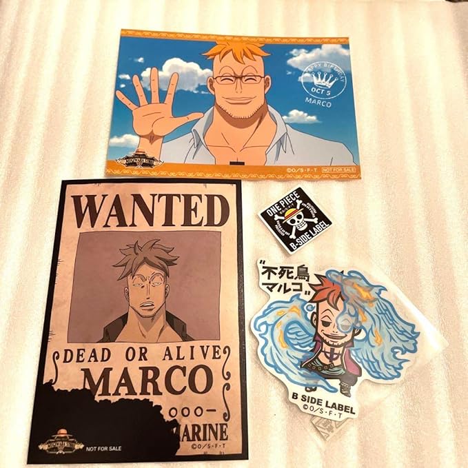 2/26 マルコ 365日ステッカー ワンピース ONE PIECE 麦わらストア