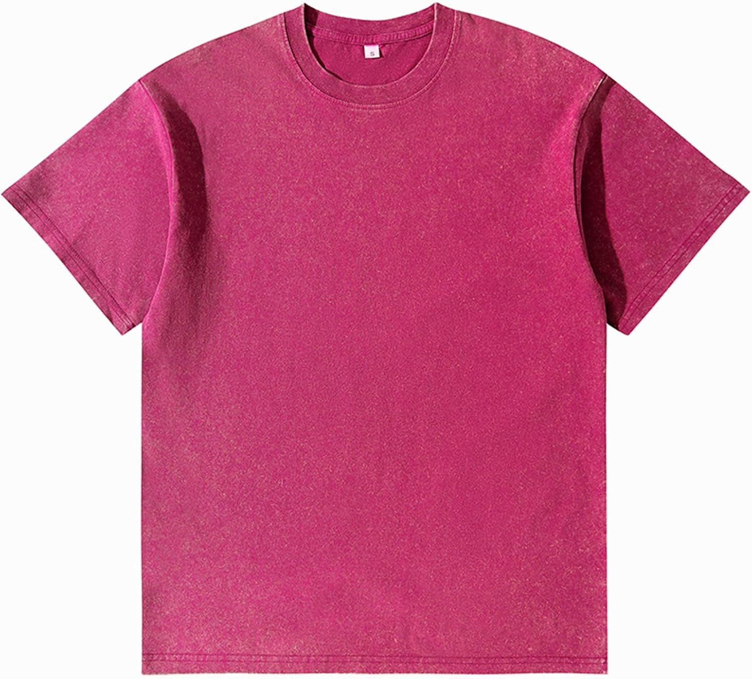 WENKOMG1 Men's Vintage T-Shirts Short Sleeve Distressed Crewneck Summer Loose Athletic Workout Tee Shirt, S-2XL